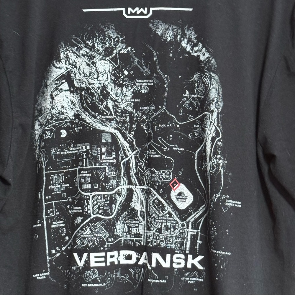 Call of Duty Warzone Black T-Shirt Medium - Picture 5 of 5
